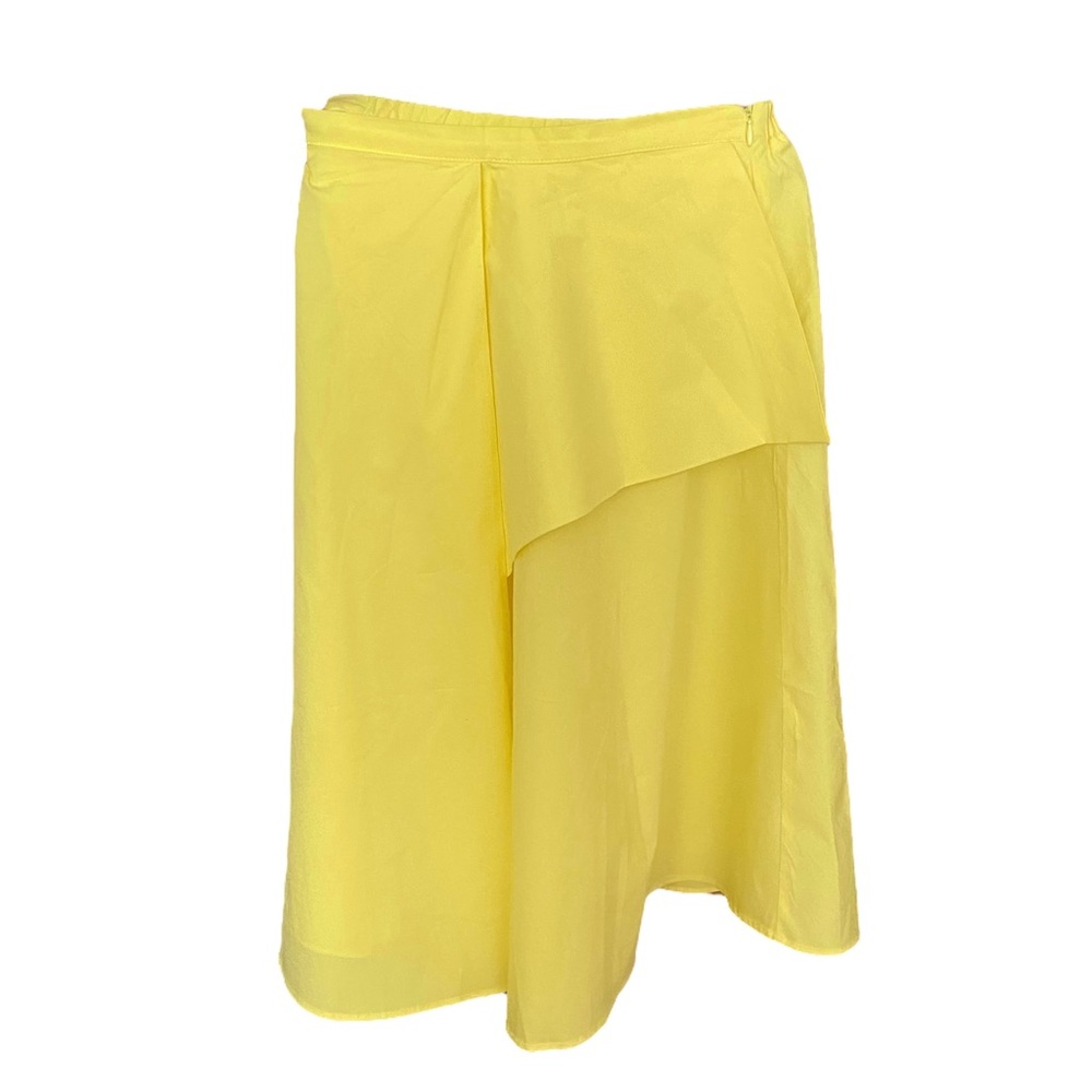 Zara basic collection yellow summer skirt size M